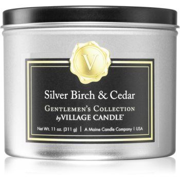 Village Candle Gentlemen's Collection Silver Birch & Cedar lumânare parfumată I. ieftin