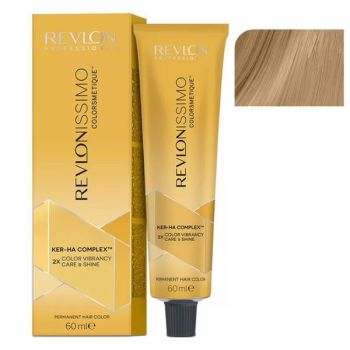 Vopsea Permanenta - Revlon Professional Revlonissimo Colorsmetique Ker-Ha Complex Permanent Hair Color, nuanta 9.31 Very Light Golden Ash Blonde, 60ml ieftina