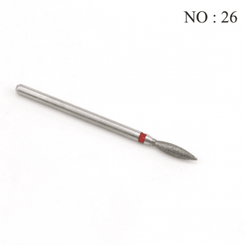 Bit Diamantat Cuticula FLACARA ROSU - CF-08