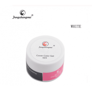 COVER COLOR GEL FSM 023- FRENCH WHITE 8gr - CC-023-W - Everin.ro