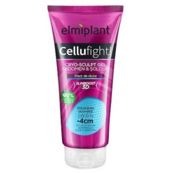 Gel pentru abdomen si solduri Cellufight Cryo-sculpt, Elmiplant 200 ml