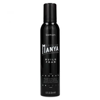 Kemon Hair Manya Men - Spuma cu fixate extra puternica Build Foam 250ml