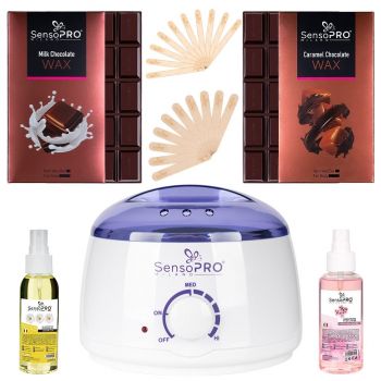 Kit Epilare Ceara Chocolate Soft Skin, SensoPRO Milano