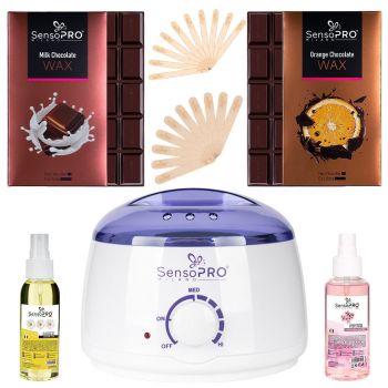 Kit Epilare Ceara Chocolate Soft Skin, SensoPRO Milano la reducere