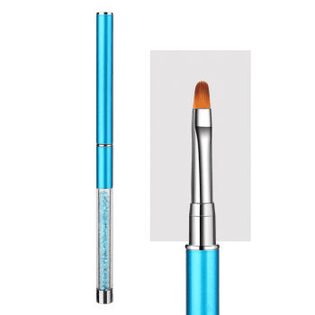 Pensula gel limba de pisica- maner cristale - p75