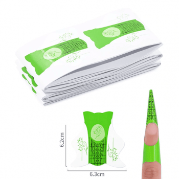 Sabloane constructie unghii migdala 500 buc. - 13a-500