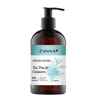 Sapun Lichid cu Tea Tree si Cuisoare Zanna, 330 ml
