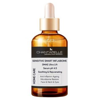 Ser Chantarelle Sensitive Smar Inflabiome Ultra lifting serum pH 4.5 with Dmae CD120730, 30ml la reducere