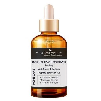 Ser Chantarelle Sensitive Smart Inflabiome Anti-Stress & Redness Peptide Serum pH 4.5, 30ml la reducere