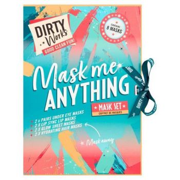 Set cadou Mask Me Anything, (Masca pentru par, fata, ochi, buze 8x10 g )