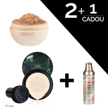 Set CC Cream, Pudra Fixare Machiaj & Primer One Step 2 + 1 CADOU la reducere