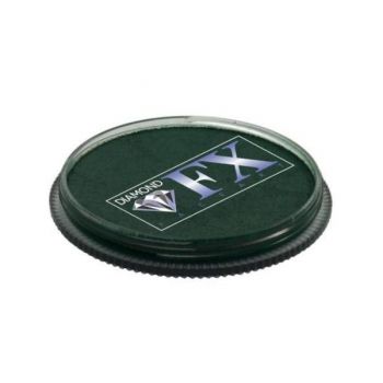 Vopsea pentru fata sau corp, Diamond FX Verde inchis Mat, 30 g