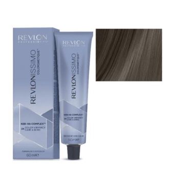 Vopsea Permanenta - Revlon Professional Revlonissimo Colorsmetique Ker-Ha Complex Permanent Hair Color, nuanta 5.1 Light Ash Brown, 60 ml