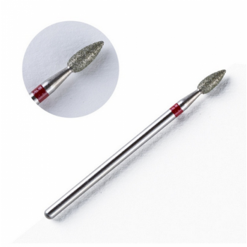 Bit Diamantat Cuticula LACRIMA ROSU - CF-M50