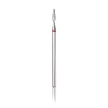 Capăt freza Diamant HEAD flacăra ascutita, roșu, L- 8,0 mm, Ø1,6 mm - HBD-243RD.016XL