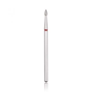 Capăt freza Diamant HEAD flacăra mică, roșu, L- 4,0 mm, Ø1,8 mm - HBD-243RD.018