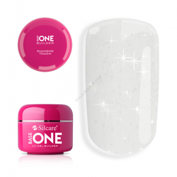 Gel constructie base one diamond touch 50gr- particule de sclipici - bodt50
