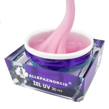 Gel UV Constructie- FERFECT FRENCH ELEGANT PINK 30 ml Allepaznokcie