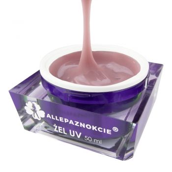 Gel UV Constructie- Jelly Glittery Chic 50 ml Allepaznokcie - JGC50 - Everin.ro