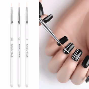Set 3 pensule pictura kolinsky - br-3k