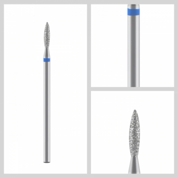 Bit diamantat cuticula flacara albastru 09 - cf-09