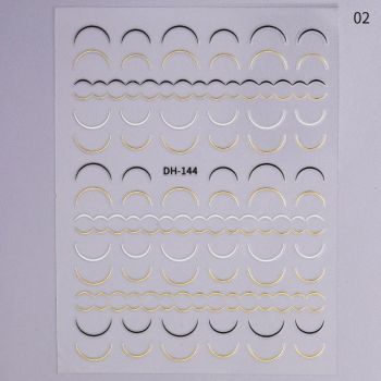 Sticker decor unghii DH-144 - DH-144 - Everin.ro