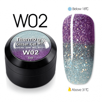 Thermo Glitter Color Gel W02 - W02 - Everin.ro