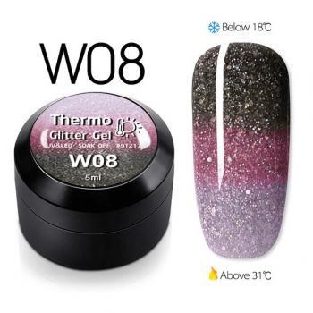 Thermo Glitter Color Gel W08 - W08 - Everin.ro de firma original