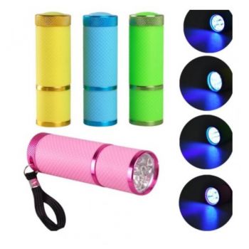 Mini lampa UV 9w tip lanterna- diverse culori -