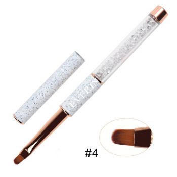 Pensula pentru gel limba de pisica nr 4 Everin- YQ-4 - YQ-4 - Everin.ro de firma originala