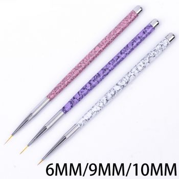 Set 3 pensule pictura marimi diferite 6mm, 9mm, 10mm. - SFG-3G