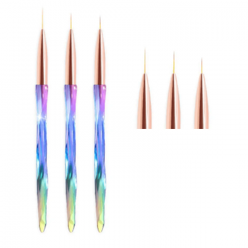 Set 3 pensule pictura rainbow - BRT-6910