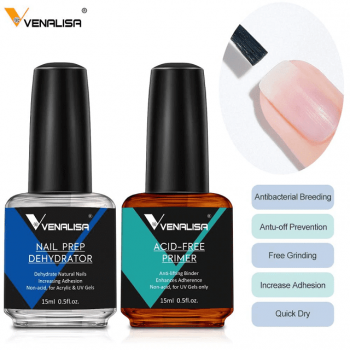 SET PRIMER + NAIL PREP VENALISA 15 ML - KIT2V - Everin.ro