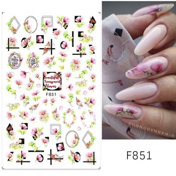 Sticker decor unghii f851 - f851