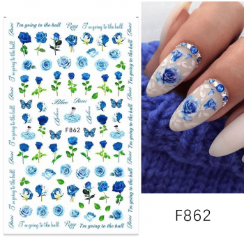 Sticker decor unghii f862 - f862