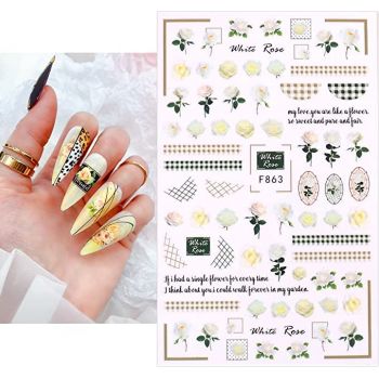 Sticker decor unghii f863 - f863