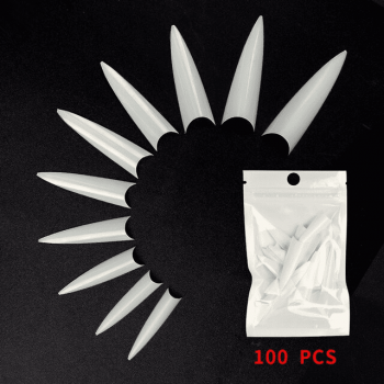 Tipsuri stiletto la punguta set 100 bucati - TSP-600