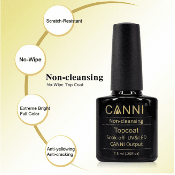 Top coat fara degresare canni no wipe 7.3ml - tcv75