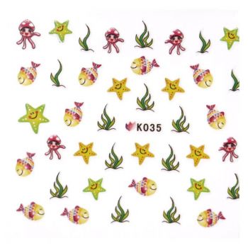 BB Nail Sticker K035