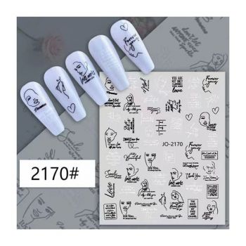 Sticker decor unghii JO-2170 - JO-2170 - Everin.ro