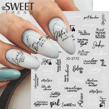 Sticker decor unghii JO-2172 - JO-2172 - Everin.ro