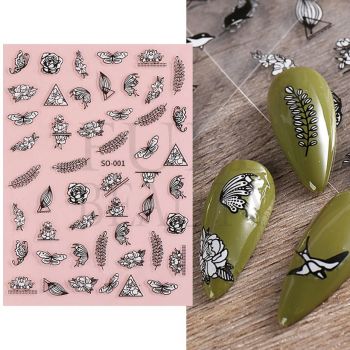 Sticker decor unghii SO-001 - JO-2169