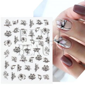Sticker decor unghii SO-002 - JO-2169