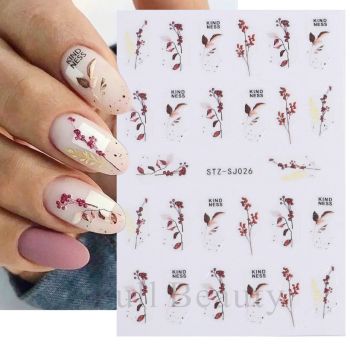 Sticker decor unghii STZ-SJ026 - JO-2169