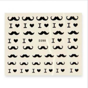 BB Nail Sticker D398