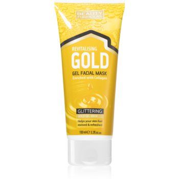 Beauty Formulas Gold masca gel cu colagen