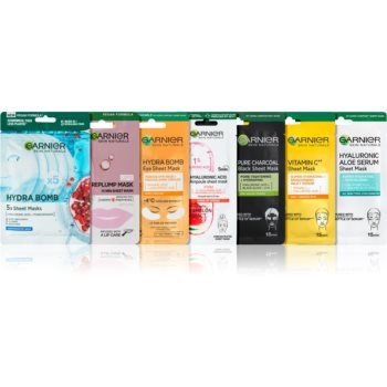 Garnier Skin Naturals set de măști textile