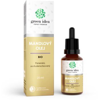Green Idea Topvet Premium Organic almond oil ulei de migdale presat la rece