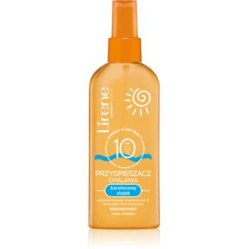 Lirene Sun Carotene Oil SPF 10 ulei protector pentru accelerarea bronzului SPF 10