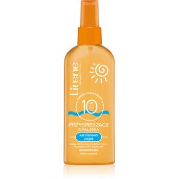 Lirene Sun ulei protector pentru accelerarea bronzului SPF 10 ieftina